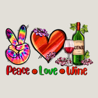 Peace Love Wine Heavy Core Tee | Teevron