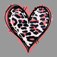 Leopard Glitter Heart Vintage Hoodie | Teevron