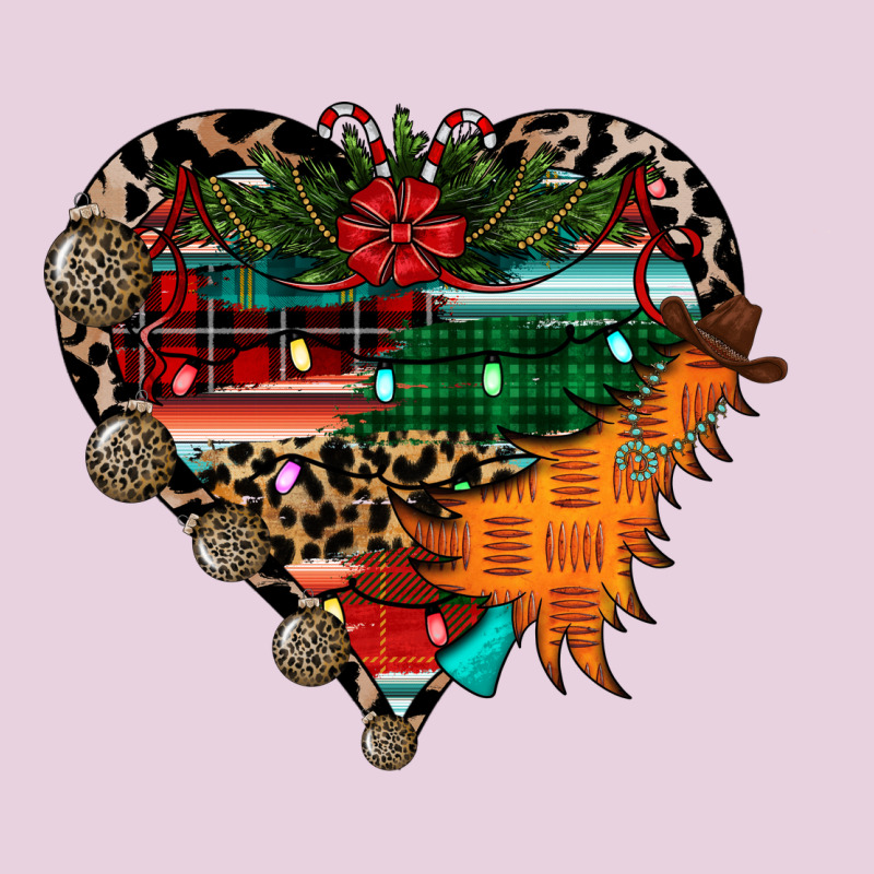 Festive Western Christmas Heart Classic Tee by CowhideDigitalArt | Teevron