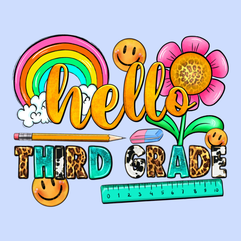 Hello Third Grade Urban Heavy Tee by NancyCooperArtShop | Teevron