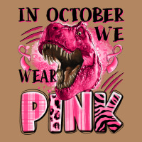 In October We Wear Pink Dinosaur Long Sleeve Tee | Teevron