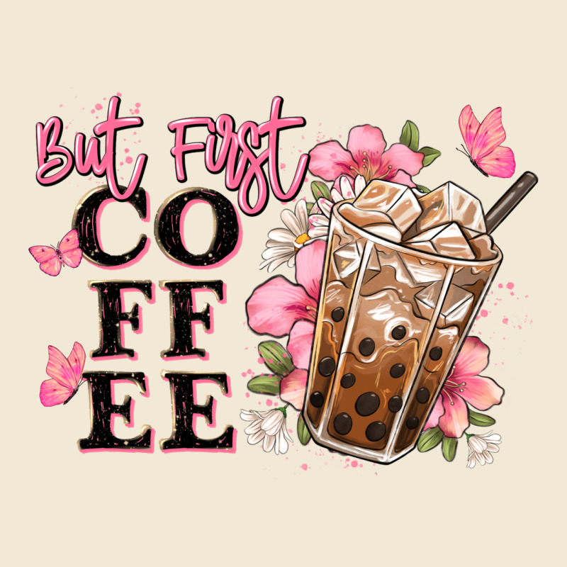 But First Coffee Floral Premium Tee by JahusDesignShop | Teevron