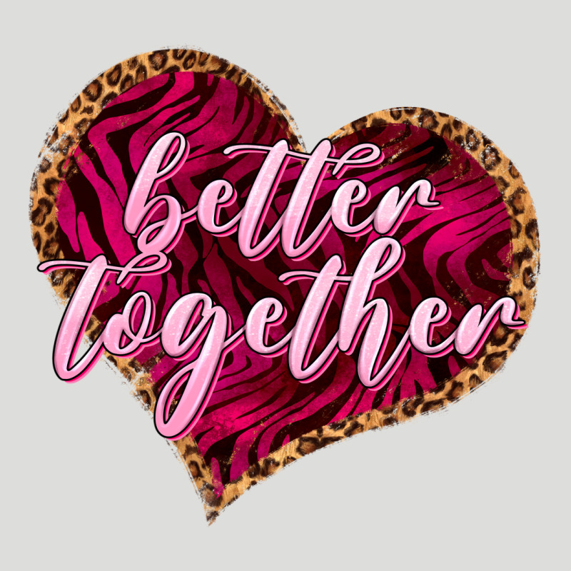 Better Together Valentine's Day Zipper Hoodie by HowdyJamesFarm | Teevron