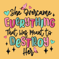 She Overcame Everything That Was Meant To Destroy Vintage Hoodie | Teevron