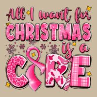 All I Want For Christmas Is A Cure Breast Cancer Long Sleeve Tee | Teevron