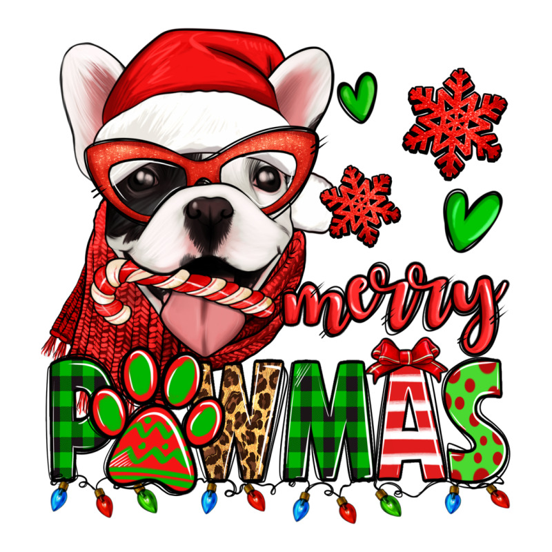 Merry Pawmas Christmas French Bulldog Ladies Tee by Jasminsmagicworld | Teevron