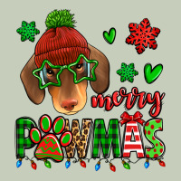 Merry Pawmas Christmas Dachshund Ladies Tee | Teevron