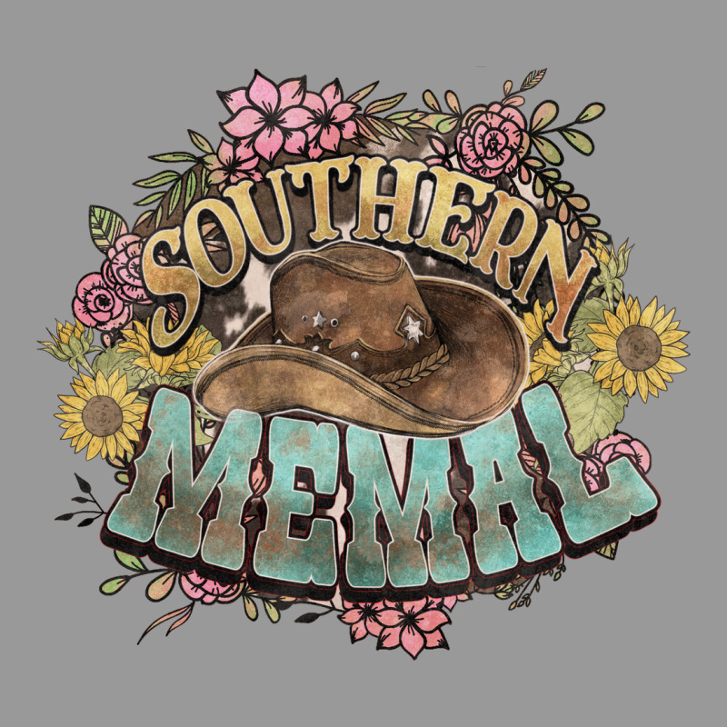 Southern Memal Western Flowers Vintage Hoodie by NancyCooperArtShop | Teevron