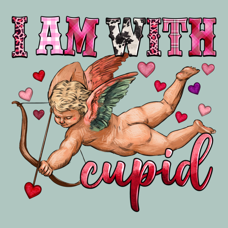 I Am With Cupid Premium Sweatshirt by OliviaCreatesArt | Teevron