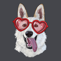 White Shepherd With Love Glasses Long Sleeve Tee | Teevron