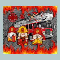 Fire Truck Gnomes Heavy Core Tee | Teevron
