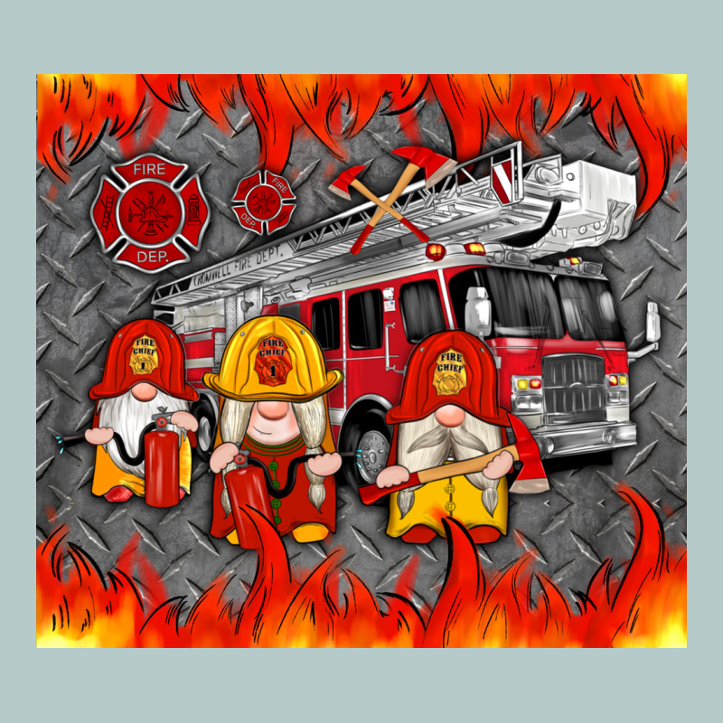 Fire Truck Gnomes Heavy Core Tee by Artiststas | Teevron