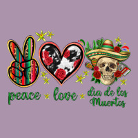 Peace Love Dia De Los Muertos Mexico Heavyweight Hoodie | Teevron