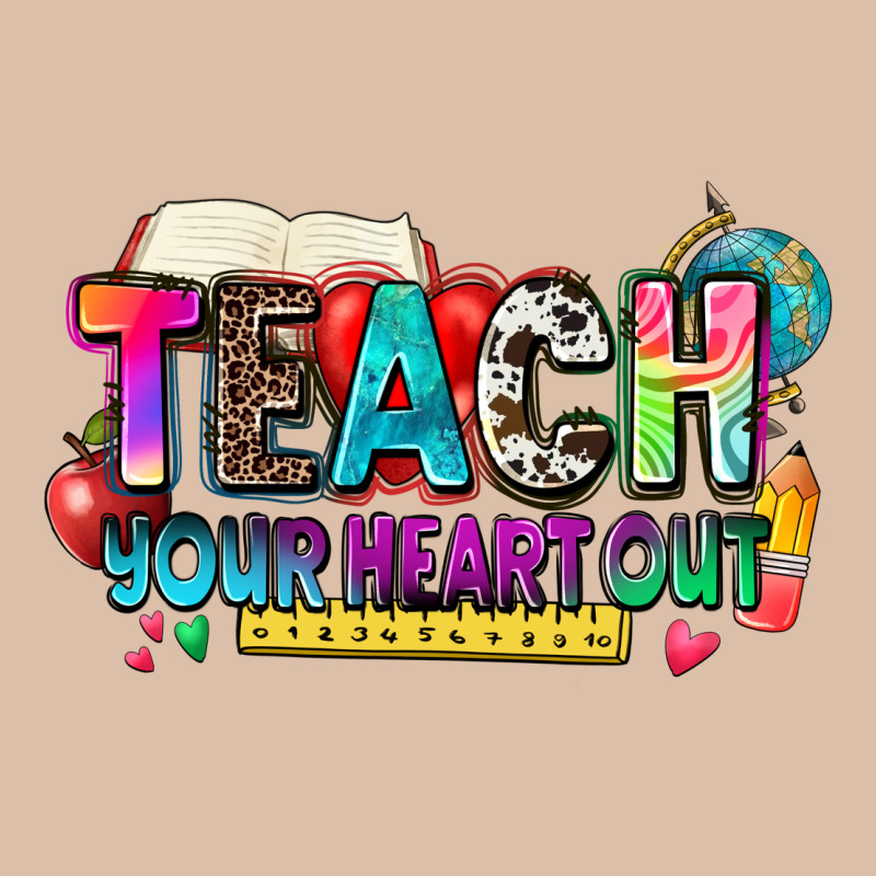 Teach Your Heart Out Urban Heavy Tee by NancyCooperArtShop | Teevron