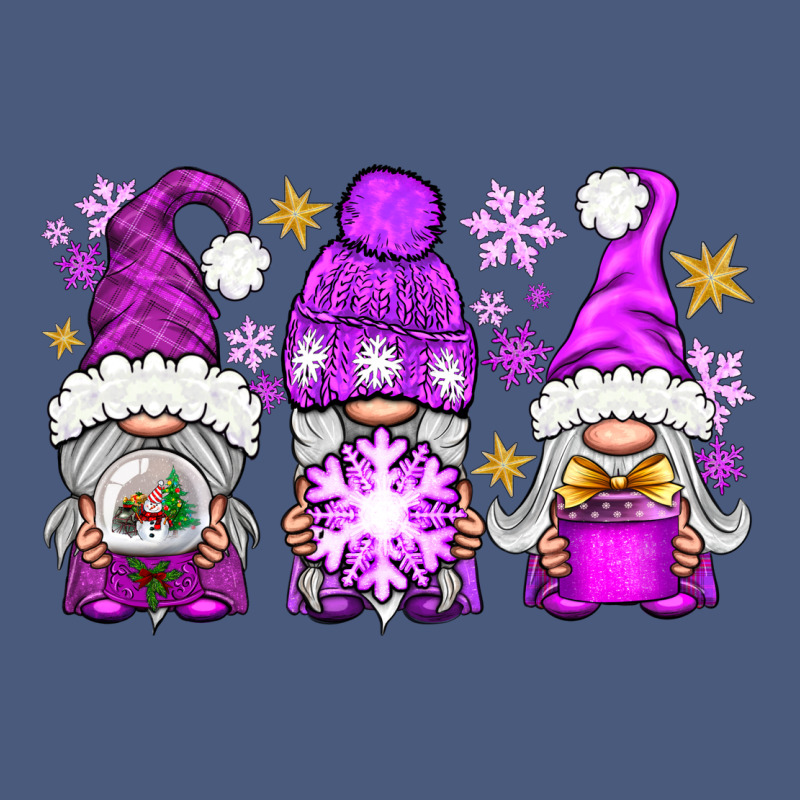 Purple Winter Gnomies Vintage Hoodie by NancyCooperArtShop | Teevron