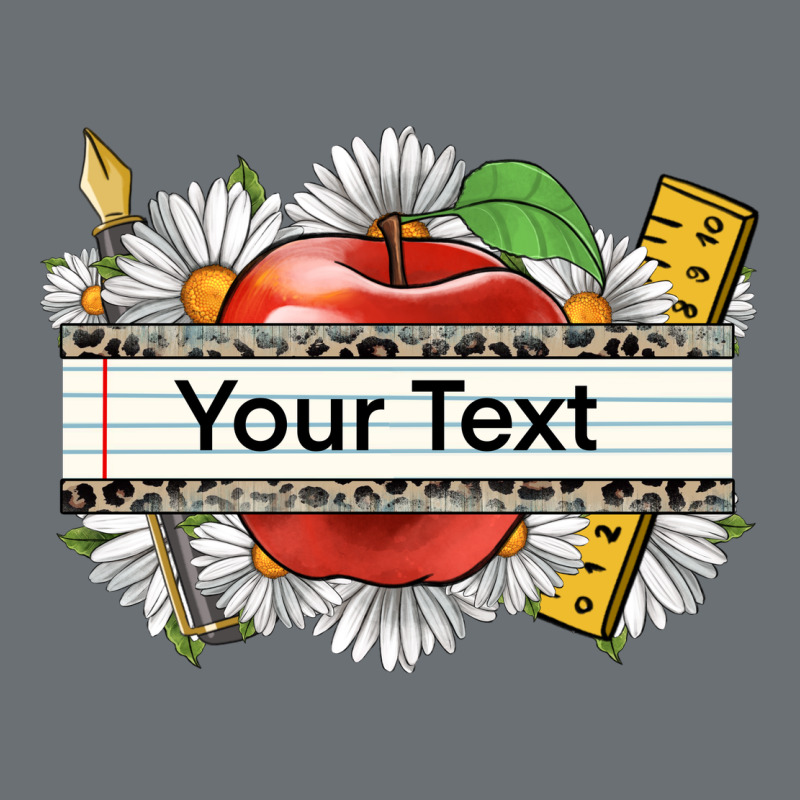 Floral Teacher Custom Name Premium Hoodie by CowGirlArtShop | Teevron