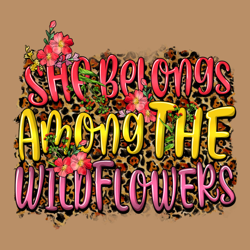 She Belongs Among The Wildflowers Vintage Hoodie by NancyCooperArtShop | Teevron