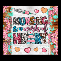 Nursing Is A Work Of Heart Tumbler Ladies Tee | Teevron