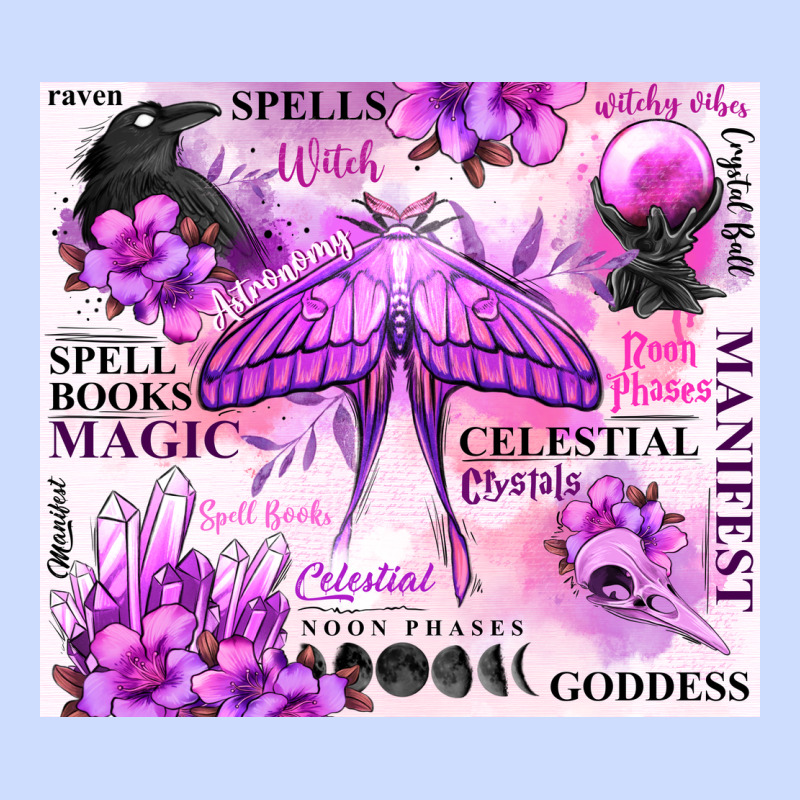 Witchy Celestial Witch Urban Heavy Tee by MaliasSmallBusiness | Teevron