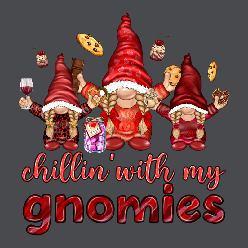 Chilling With My Gnomies Valentine's Day Zipper Hoodie by HowdyJamesFarm | Teevron