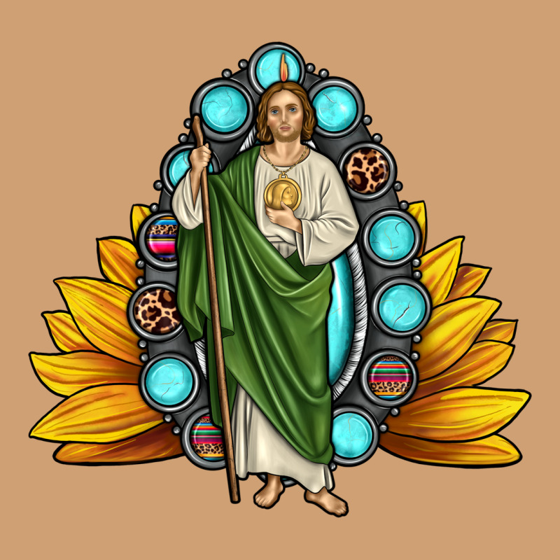 San Judas Gemstone Sunflower Vintage Tee by JahusDesignShop | Teevron