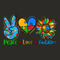 Peace Love Autism Heavy Core Tee | Teevron