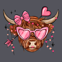 Valentines Day Long Haired Cow Vintage Hoodie | Teevron