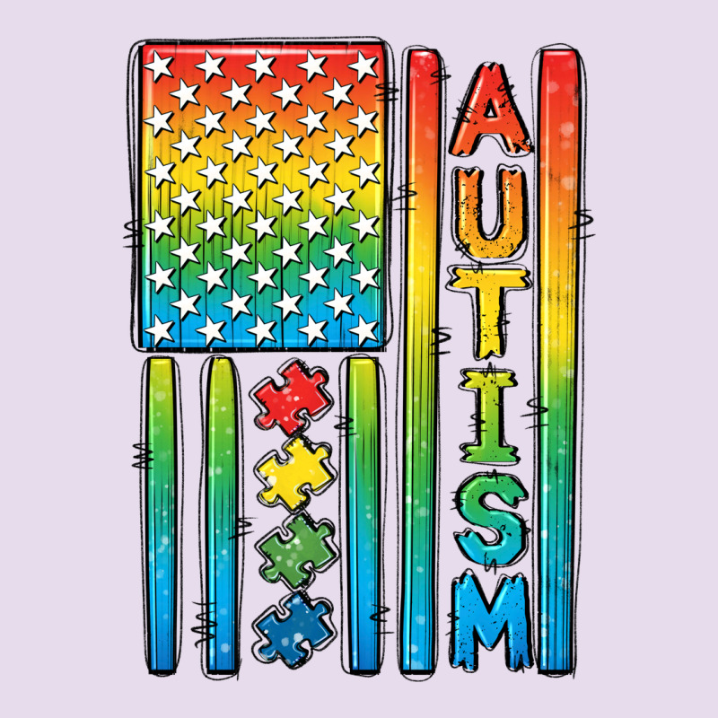 Autism American Flag Premium Hoodie by CowGirlArtShop | Teevron