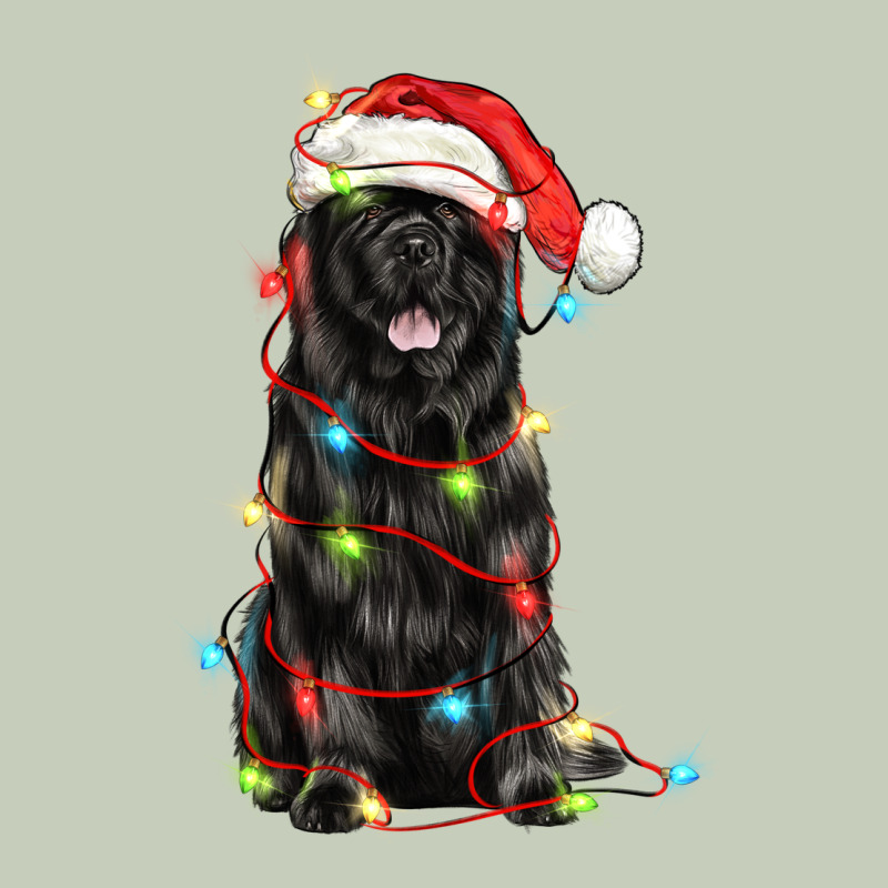 Christmas Newfoundland Dog Long Sleeve Tee by LillyAllenDesigns | Teevron