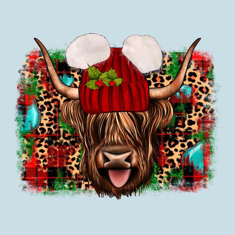 Highland Cow Christmas Ladies Tee by JahusDesignShop | Teevron