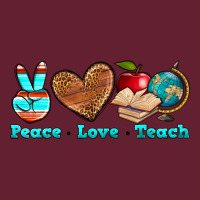 Peace Love Teach Classic Tee | Teevron