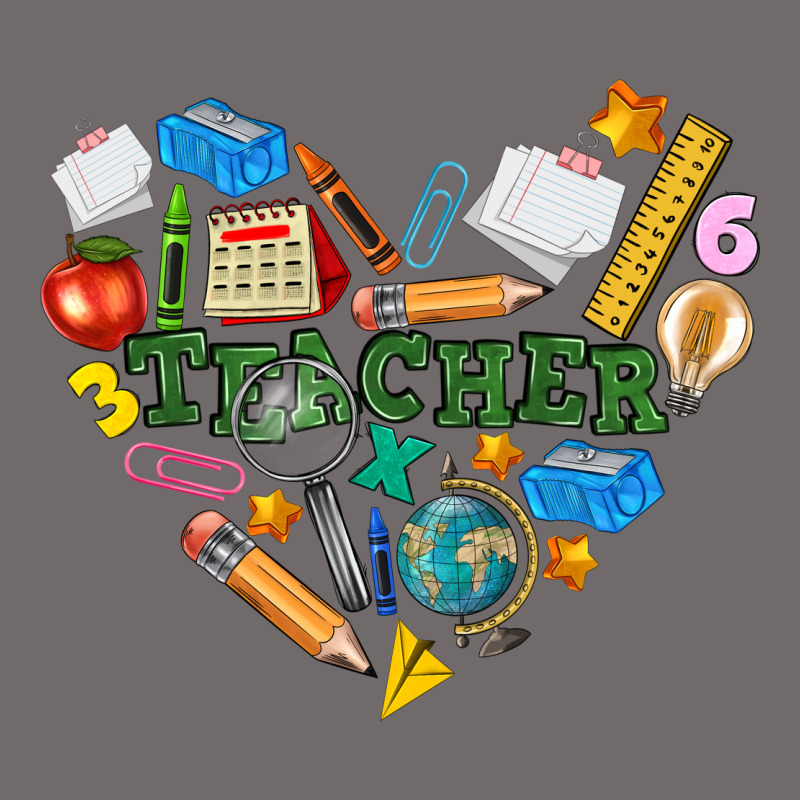 Teacher Heart Urban Heavy Tee by NancyCooperArtShop | Teevron