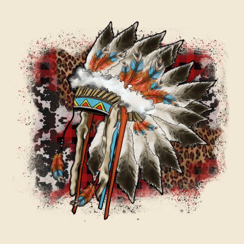 İndian Headress Cowhide Premium Tee by AdoDesignShop | Teevron