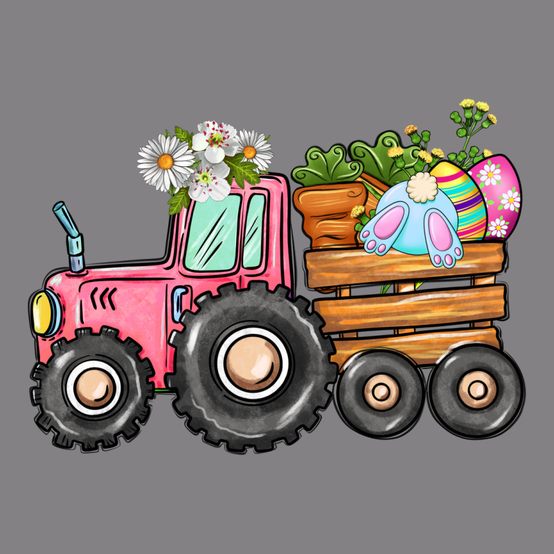 Easter Bunny Tractor Heavyweight Hoodie by CowGirlArtShop | Teevron