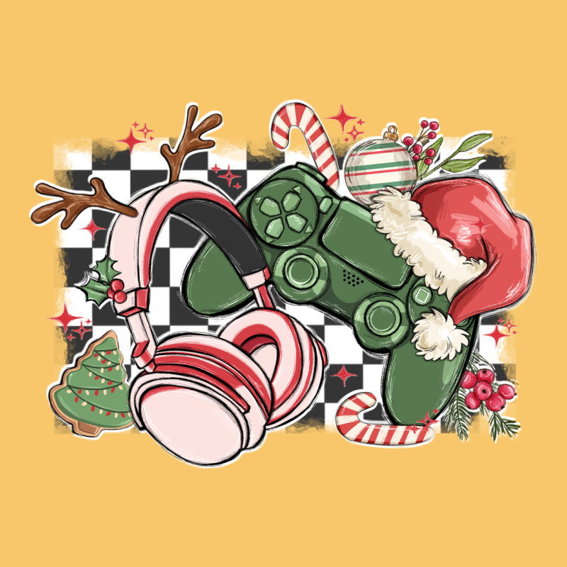 Gamer Christmas Game Controller Vintage Hoodie by MaliasSmallBusiness | Teevron