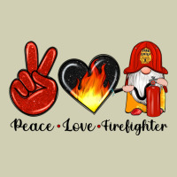 Peace Love Firefighter Heavy Core Tee | Teevron