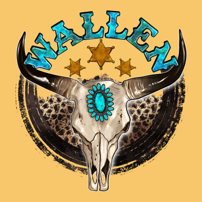 Wallen With Bull Skull Vintage Hoodie by NancyCooperArtShop | Teevron