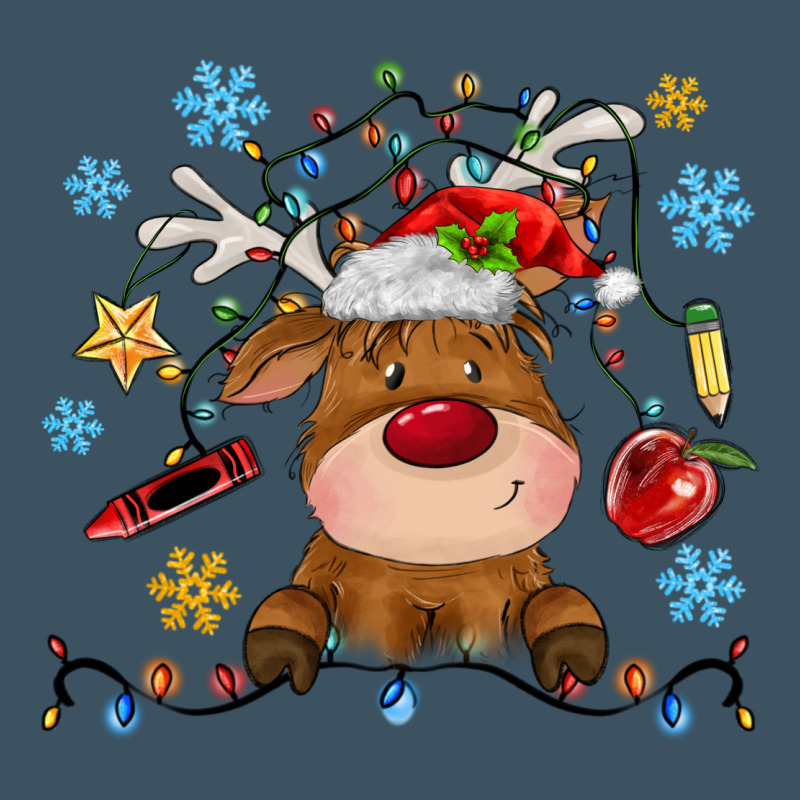 Christmas Deer School Urban Heavy Tee by MaliasSmallBusiness | Teevron