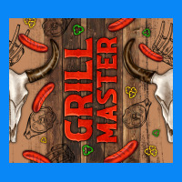 Grill Master With Bull Skull Zipper Hoodie | Teevron