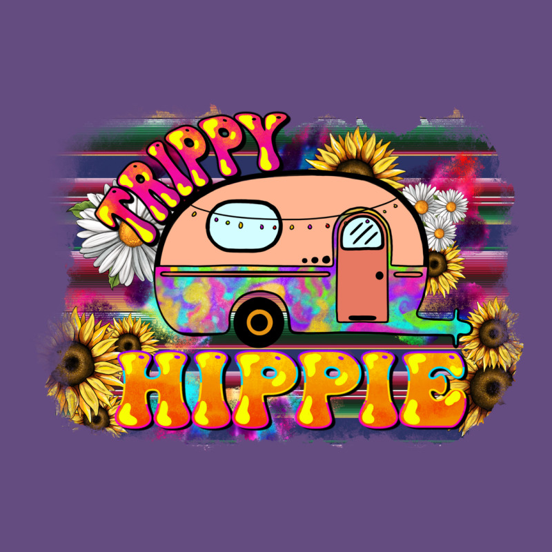 Trippy Hippie Vintage Hoodie by NancyCooperArtShop | Teevron
