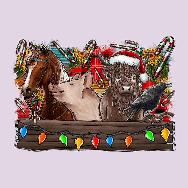 Festive Farmyard Gathering Classic Tee by CowhideDigitalArt | Teevron