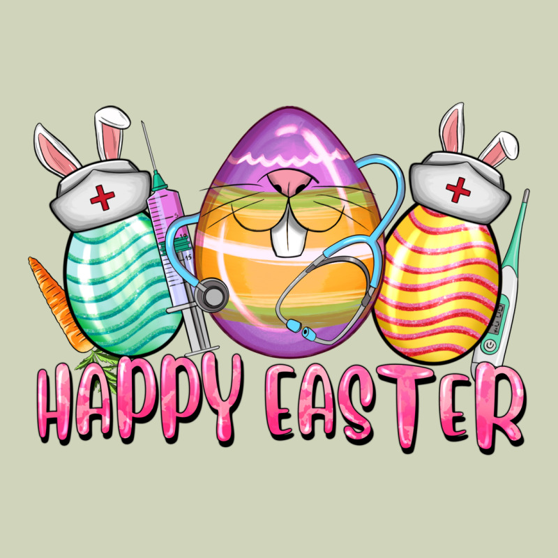 Happy Easter Nurse Eggs Easter Day Heavyweight Hoodie by CowGirlArtShop | Teevron