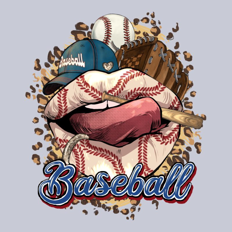 Baseball Lips Heavyweight Hoodie by HowdyJamesFarm | Teevron