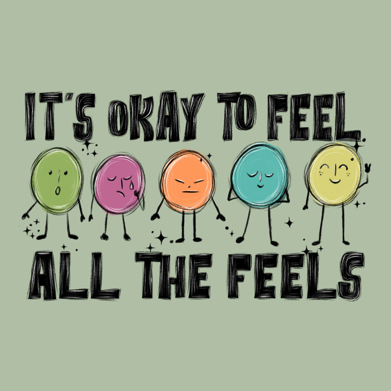 ıt's Okay To Feel All The Feels Urban Heavy Tee by MaliasSmallBusiness | Teevron