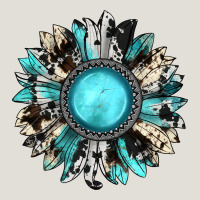Western Sunflower Gemstone Heavy Core Tee | Teevron