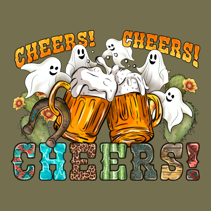 Western Cheers With Ghosts Vintage Hoodie by NancyCooperArtShop | Teevron