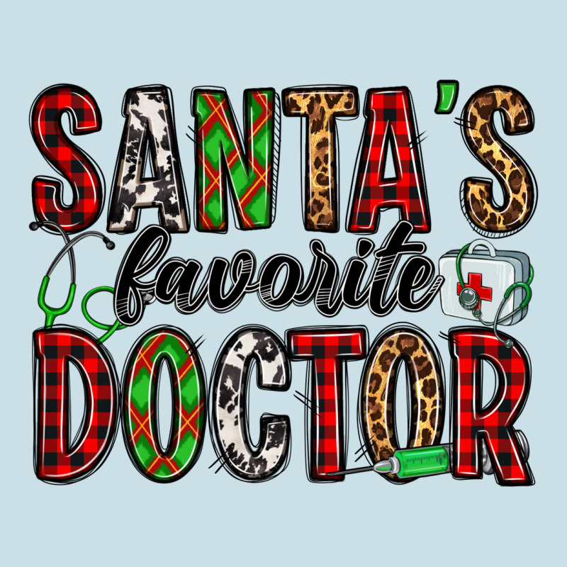 Santa's Favorite Doctor Ladies Tee by Jasminsmagicworld | Teevron