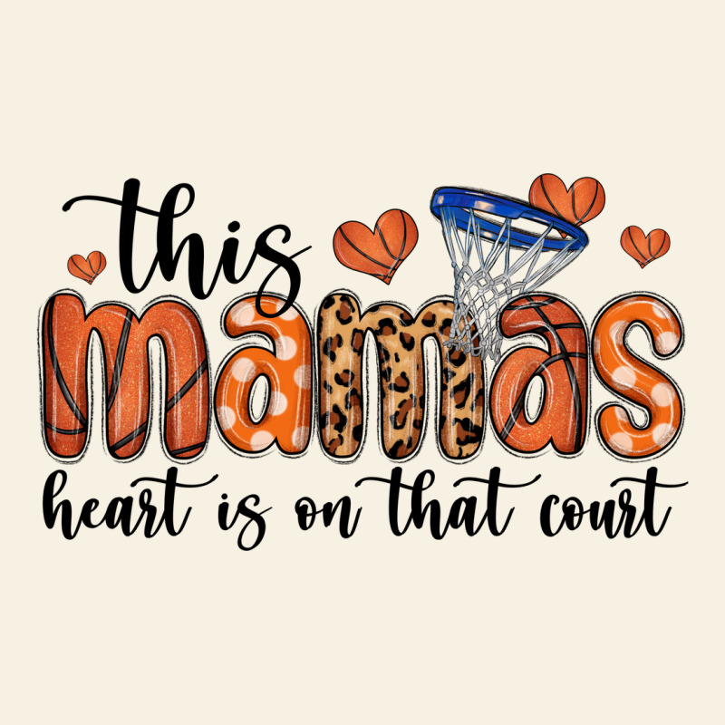 This Mamas Heart Is On That Court Vintage Tee by MaliasSmallBusiness | Teevron