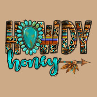 Western Howdy Honey Arrow Gemstone Vintage Hoodie | Teevron