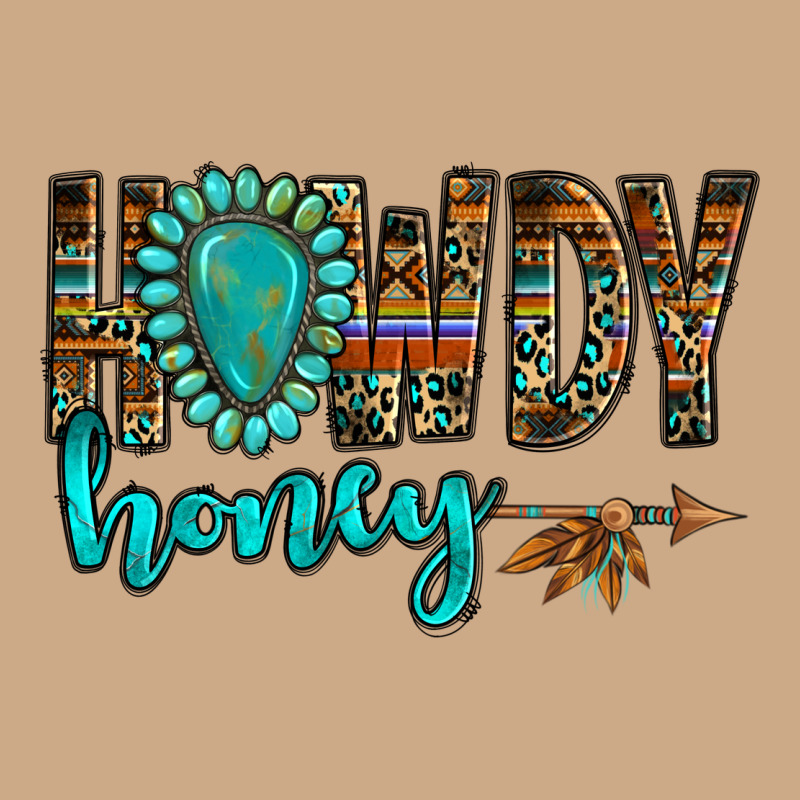 Western Howdy Honey Arrow Gemstone Vintage Hoodie by NancyCooperArtShop | Teevron